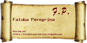 Faluba Peregrina névjegykártya
